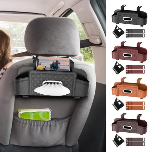 Car Headrest storage box multifunctional Car Backseat Hook Organizer Holder car seat back storage box car interior For Vehicles